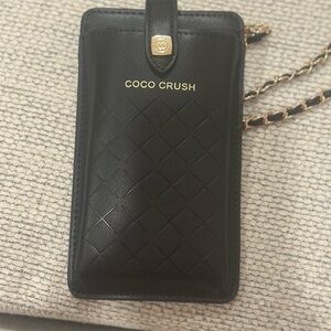 CHANEL Black Key & Card Holder